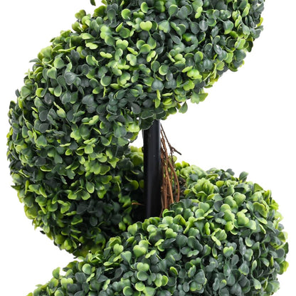 Berkfield Artificial Boxwood Spiral Plant with Pot Green 100 cm