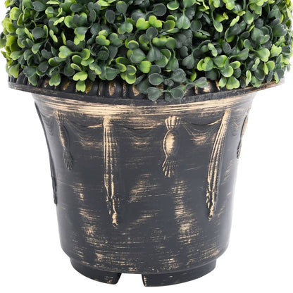 Berkfield Artificial Boxwood Spiral Plant with Pot Green 100 cm