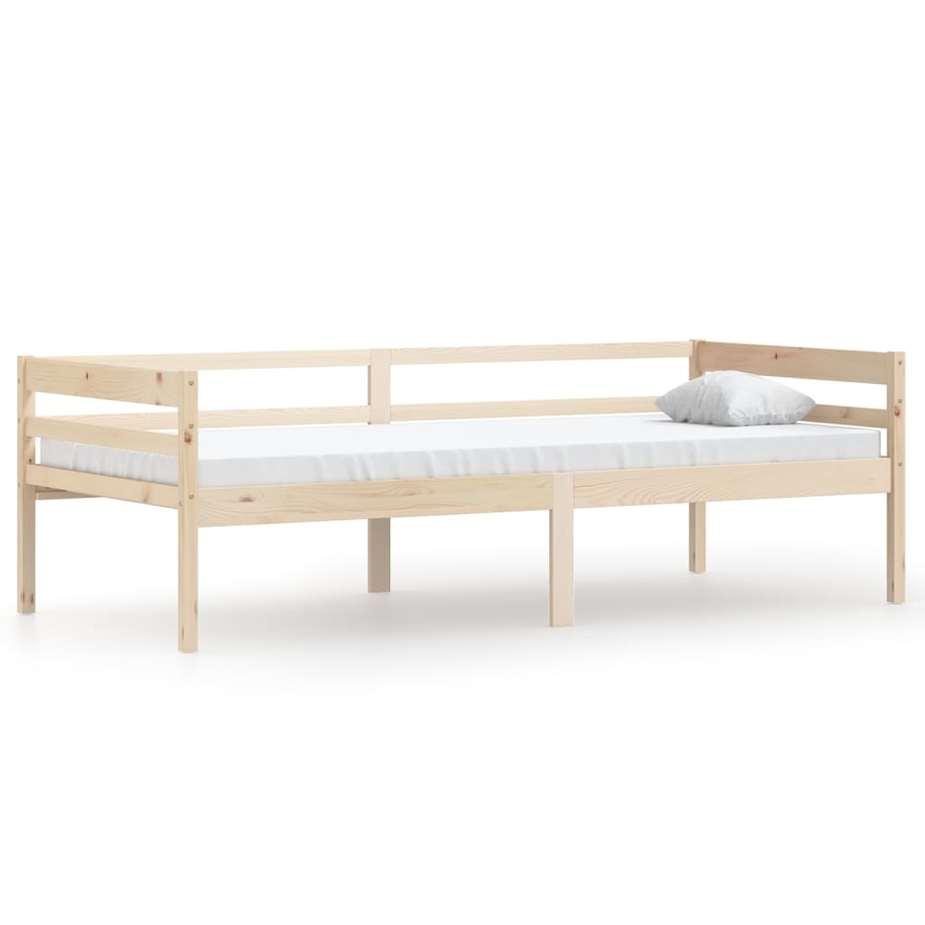 Berkfield Bed Frame Solid Pinewood 90x200 cm