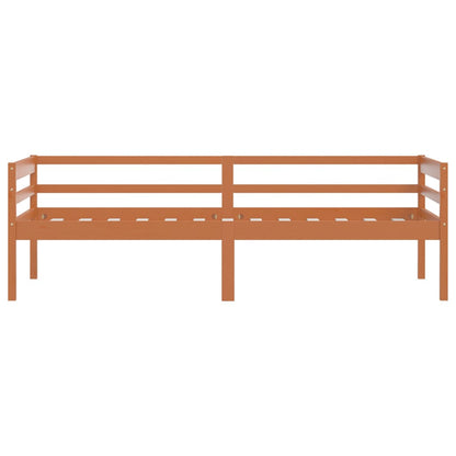 Berkfield Bed Frame Honey Brown Solid Pinewood 90x200 cm