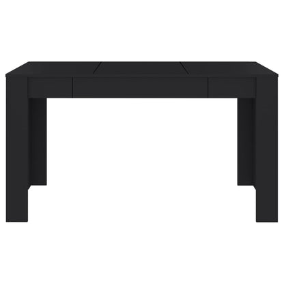 Berkfield Dining Table Black 140x74.5x76 cm Engineered Wood