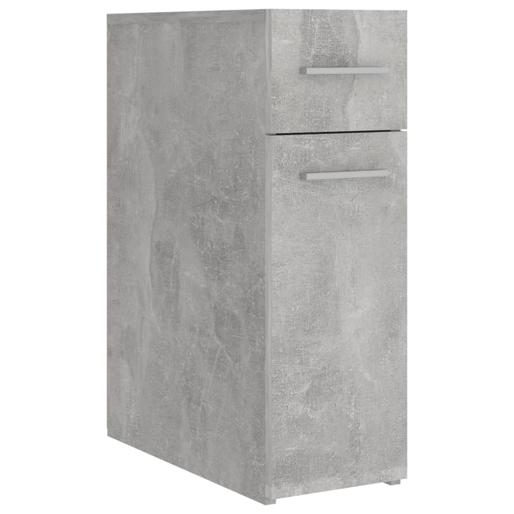 Berkfield Apothecary Cabinet Concrete Grey 20x45.5x60 cm Engineered Wood