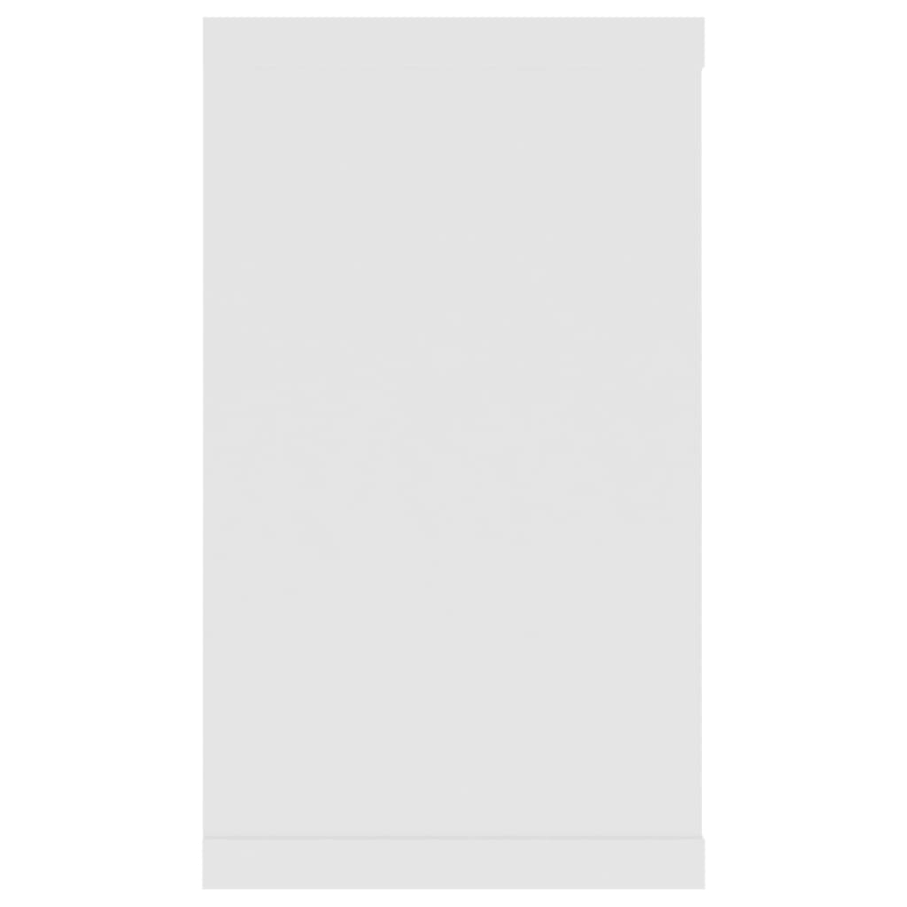 Berkfield Wall Cube Shelf 2 pcs White 80x15x26.5 cm Engineered Wood