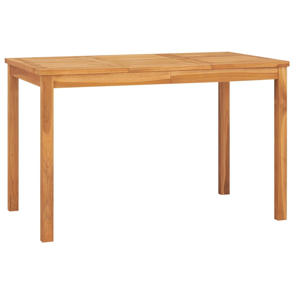 Berkfield Garden Dining Table 120x70x77 cm Solid Teak Wood