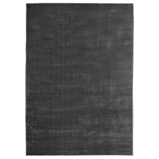 Berkfield Rug Washable Foldable Anthracite 140x200 cm Polyester