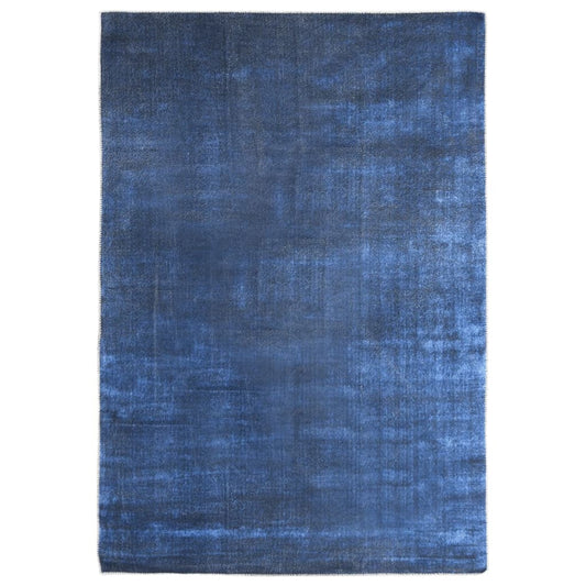 Berkfield Rug Washable Foldable Navy 180x270 cm Polyester