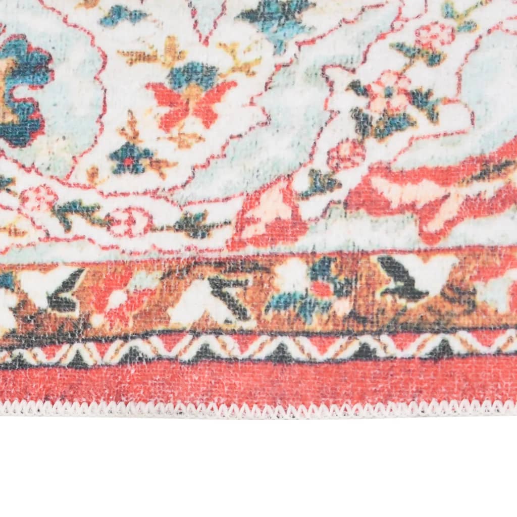 Berkfield Printed Rug Washable Foldable Multicolour 120x170 cm Polyester