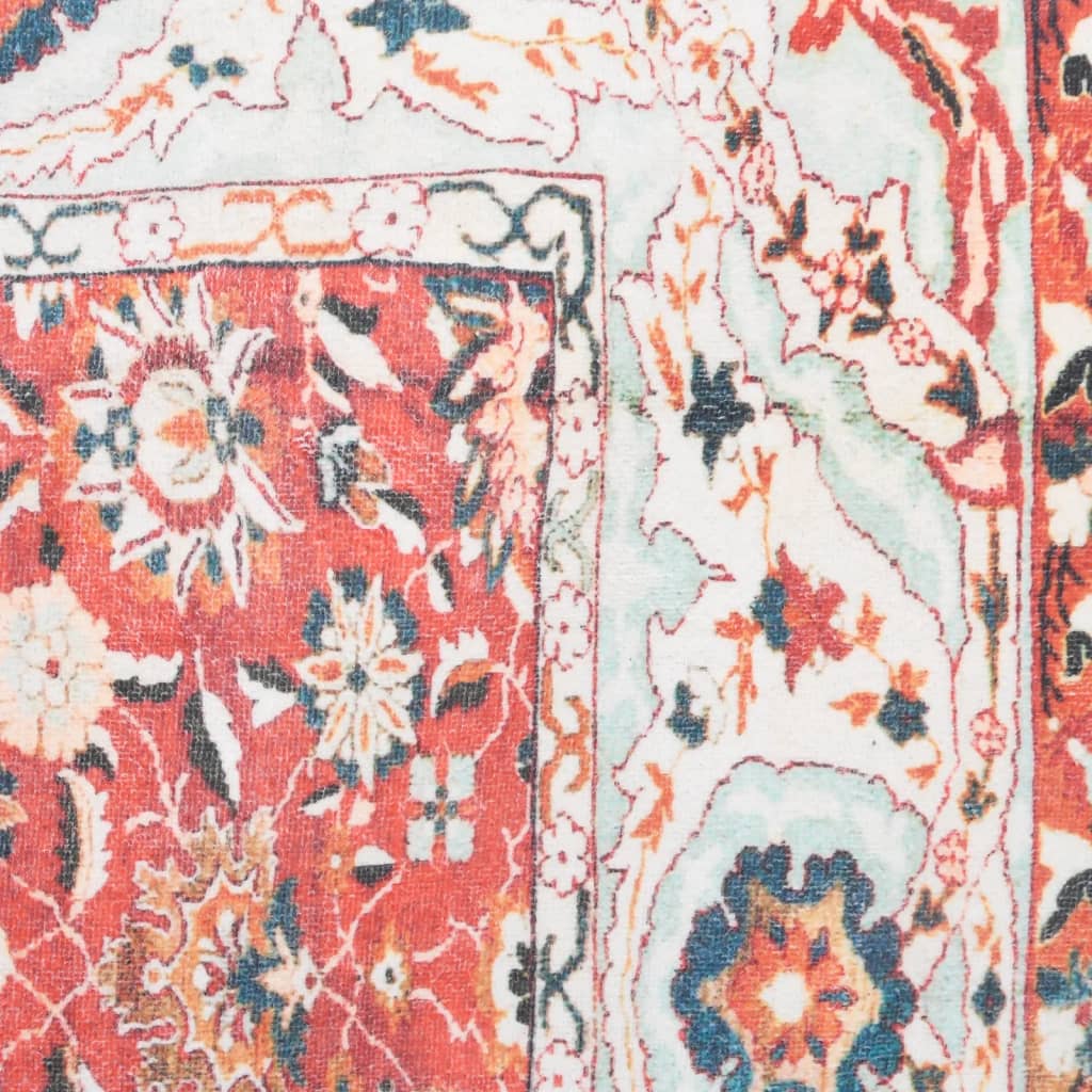 Berkfield Printed Rug Washable Foldable Multicolour 120x170 cm Polyester