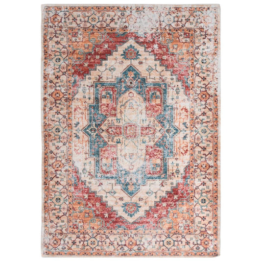 Berkfield Printed Rug Washable Foldable Multicolour 160x230 cm Polyester
