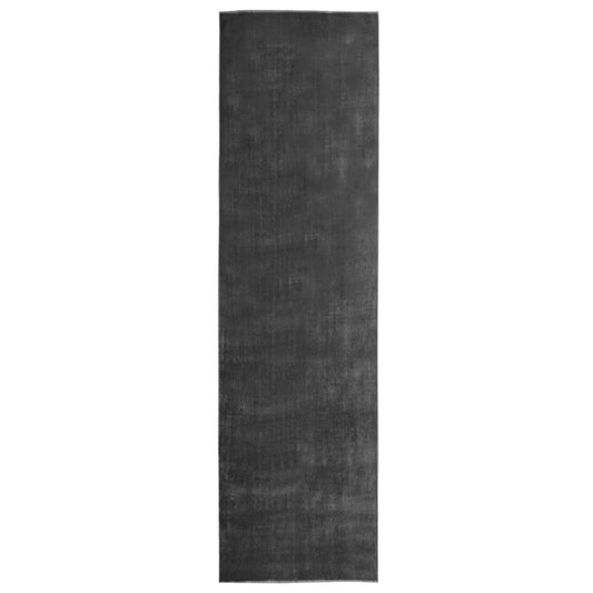 Berkfield Carpet Runner Washable Foldable Anthracite 100x400 cm Polyester