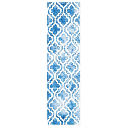 Berkfield Printed Carpet Runner Washable Foldable 80x300 cm Polyester