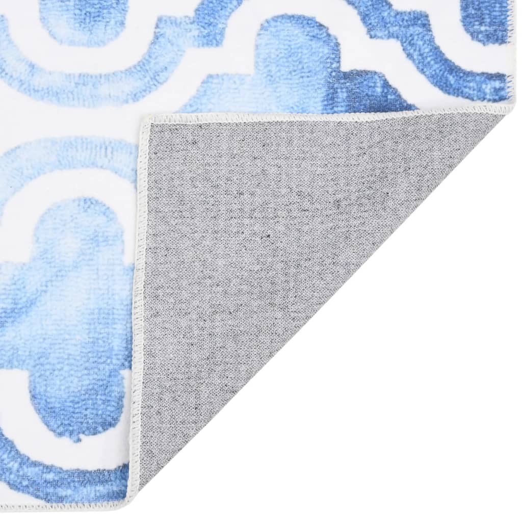 Berkfield Printed Carpet Runner Washable Foldable 80x300 cm Polyester