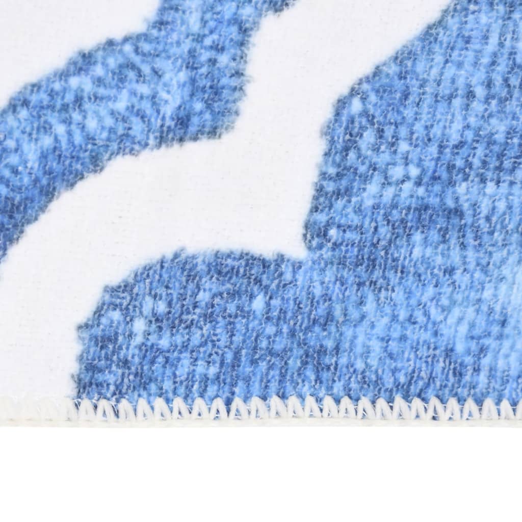 Berkfield Printed Carpet Runner Washable Foldable 80x300 cm Polyester