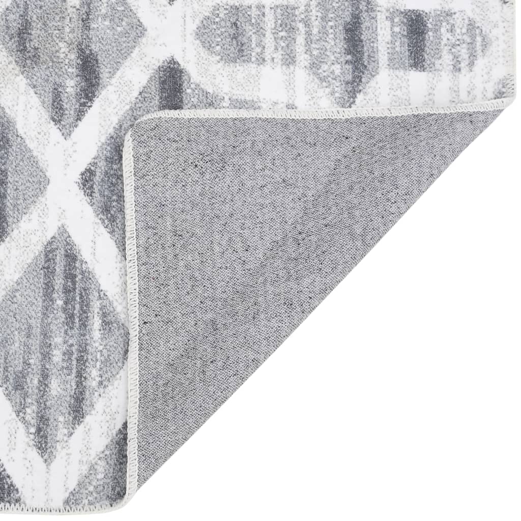 Berkfield Printed Carpet Runner Washable Foldable 100x300 cm Polyester