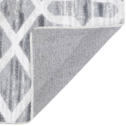 Berkfield Printed Carpet Runner Washable Foldable 100x300 cm Polyester