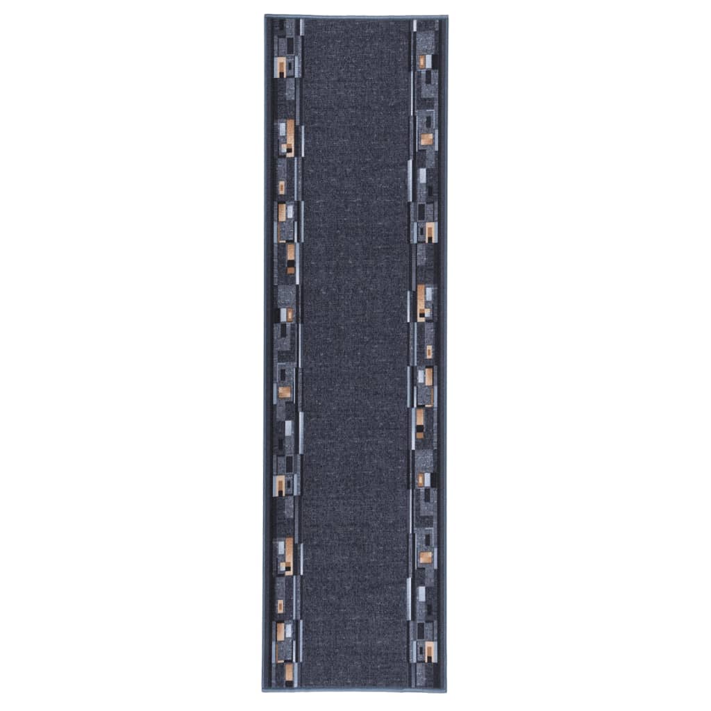Berkfield Carpet Runner Anthracite 80x300 cm Anti Slip
