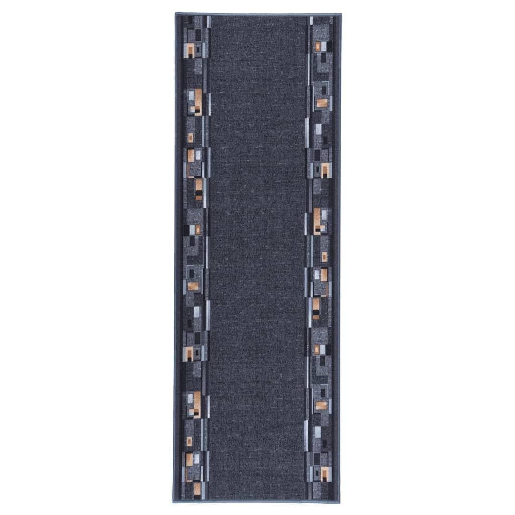 Berkfield Carpet Runner Anthracite 100x300 cm Anti Slip