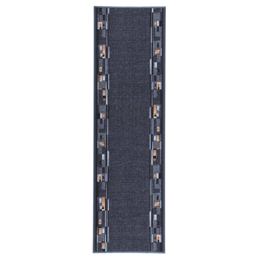 Berkfield Carpet Runner Anthracite 100x350 cm Anti Slip