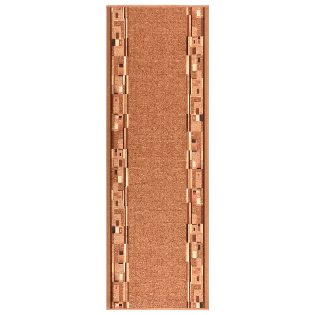 Berkfield Carpet Runner Brown 80x250 cm Anti Slip