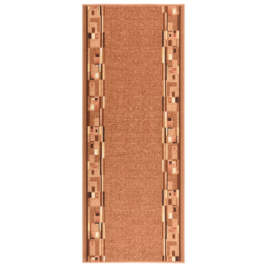 Berkfield Carpet Runner Brown 100x250 cm Anti Slip