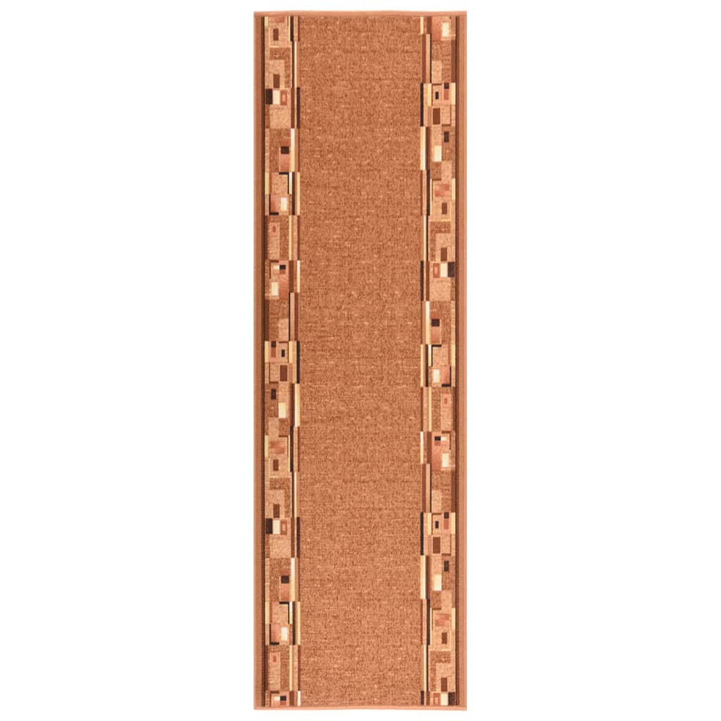 Berkfield Carpet Runner Brown 100x300 cm Anti Slip