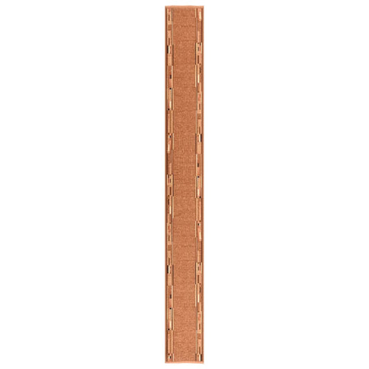 Berkfield Carpet Runner Brown 100x500 cm Anti Slip