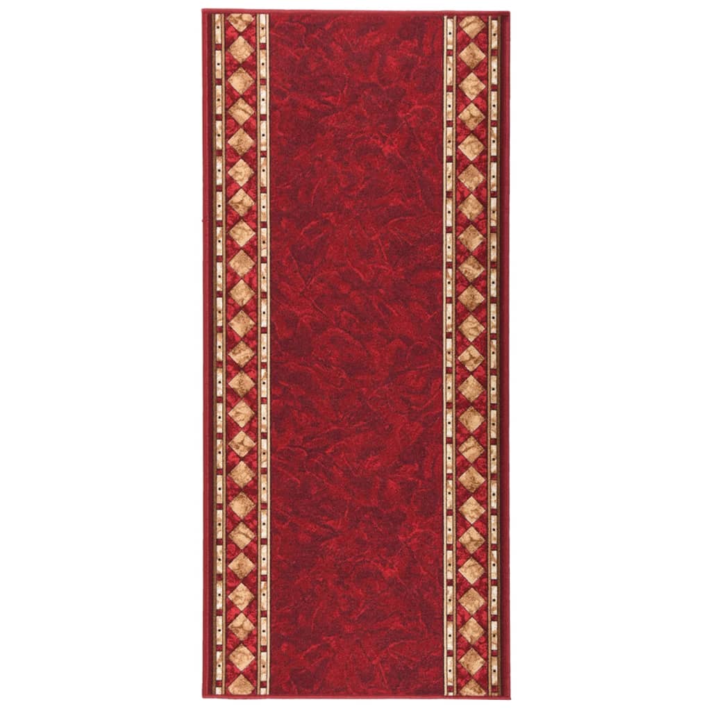 Berkfield Carpet Runner Red 67x150 cm Anti Slip