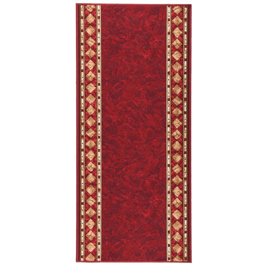 Berkfield Carpet Runner Red 67x150 cm Anti Slip
