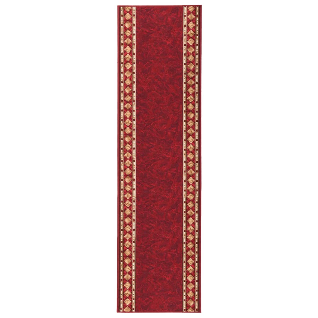 Berkfield Carpet Runner Red 67x300 cm Anti Slip