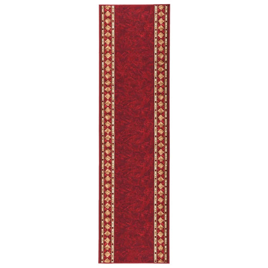Berkfield Carpet Runner Red 67x300 cm Anti Slip