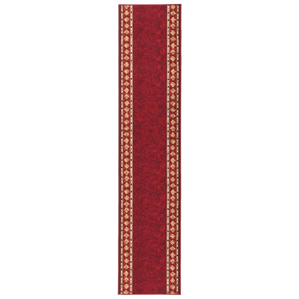 Berkfield Carpet Runner Red 67x400 cm Anti Slip
