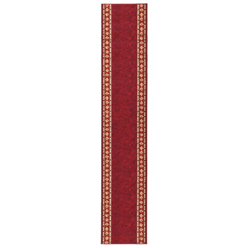 Berkfield Carpet Runner Red 67x500 cm Anti Slip