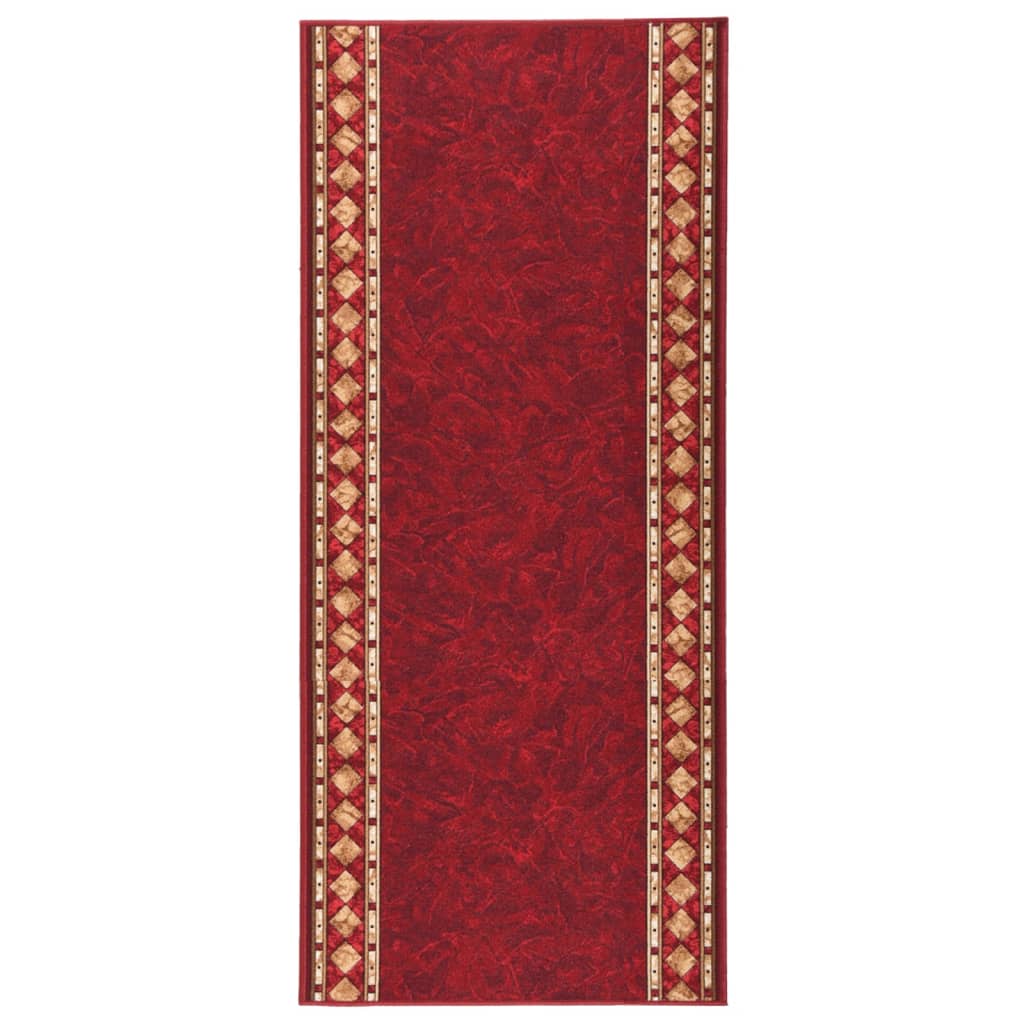 Berkfield Carpet Runner Red 80x200 cm Anti Slip