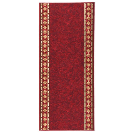 Berkfield Carpet Runner Red 80x200 cm Anti Slip