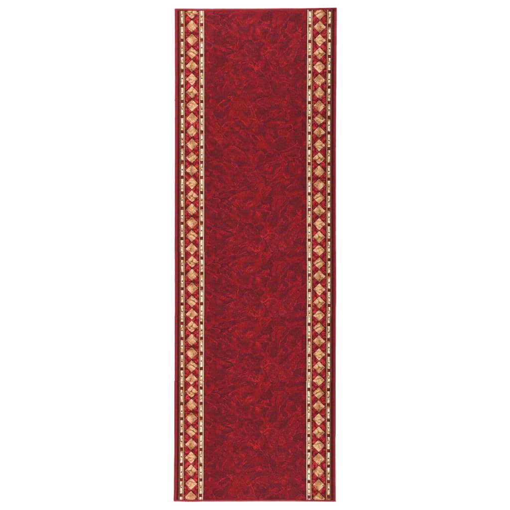 Berkfield Carpet Runner Red 80x300 cm Anti Slip