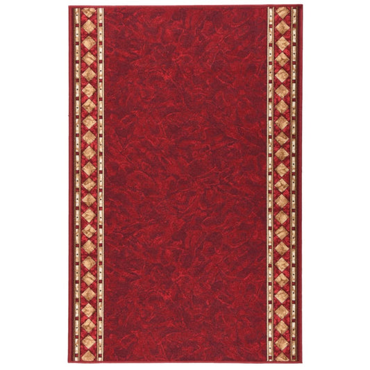 Berkfield Carpet Runner Red 100x150 cm Anti Slip