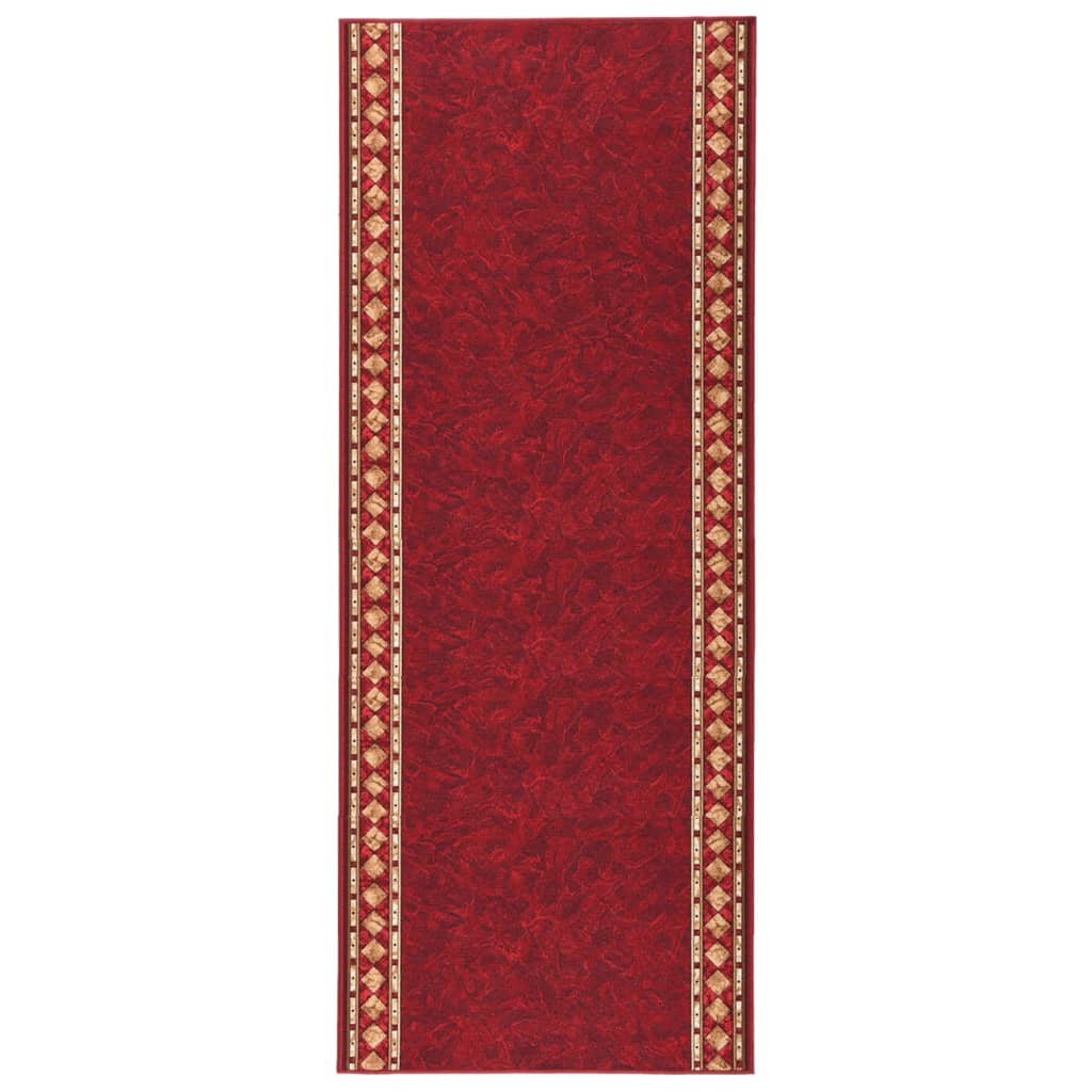 Berkfield Carpet Runner Red 100x300 cm Anti Slip
