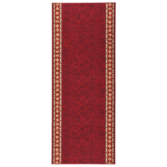 Berkfield Carpet Runner Red 100x300 cm Anti Slip