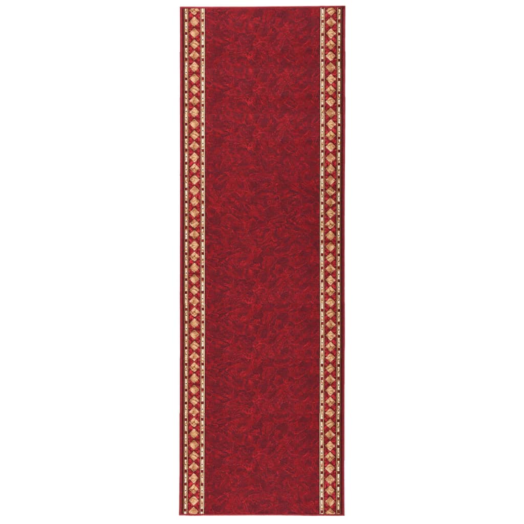 Berkfield Carpet Runner Red 100x400 cm Anti Slip