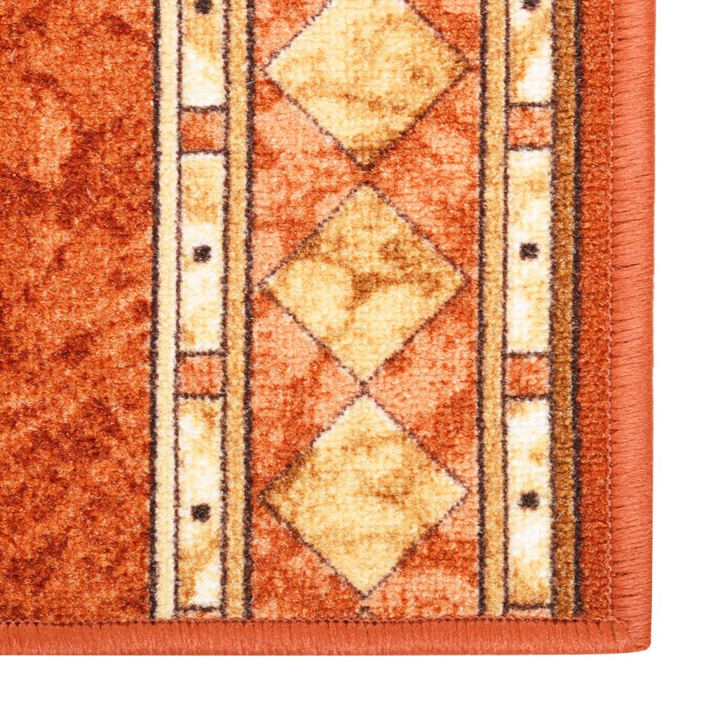 Berkfield Carpet Runner Terracotta 80x200 cm Anti Slip