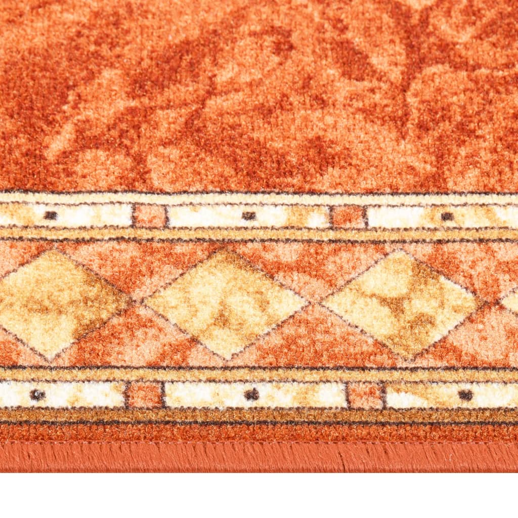 Berkfield Carpet Runner Terracotta 80x200 cm Anti Slip