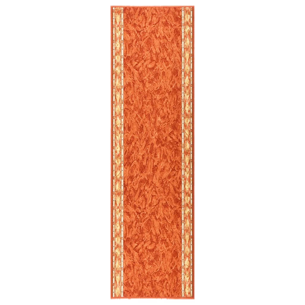 Berkfield Carpet Runner Terracotta 100x350 cm Anti Slip