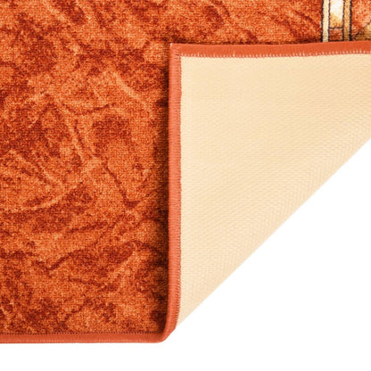 Berkfield Carpet Runner Terracotta 100x350 cm Anti Slip