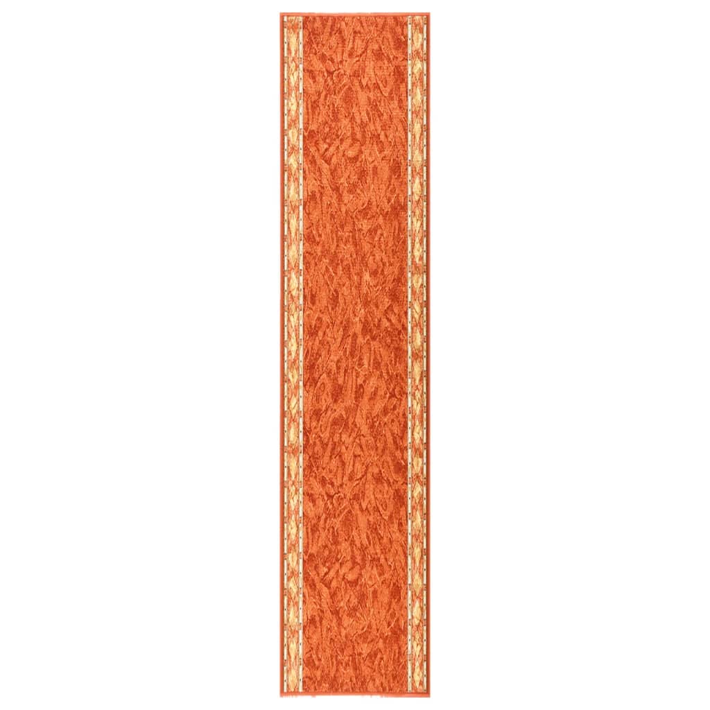 Berkfield Carpet Runner Terracotta 100x450 cm Anti Slip