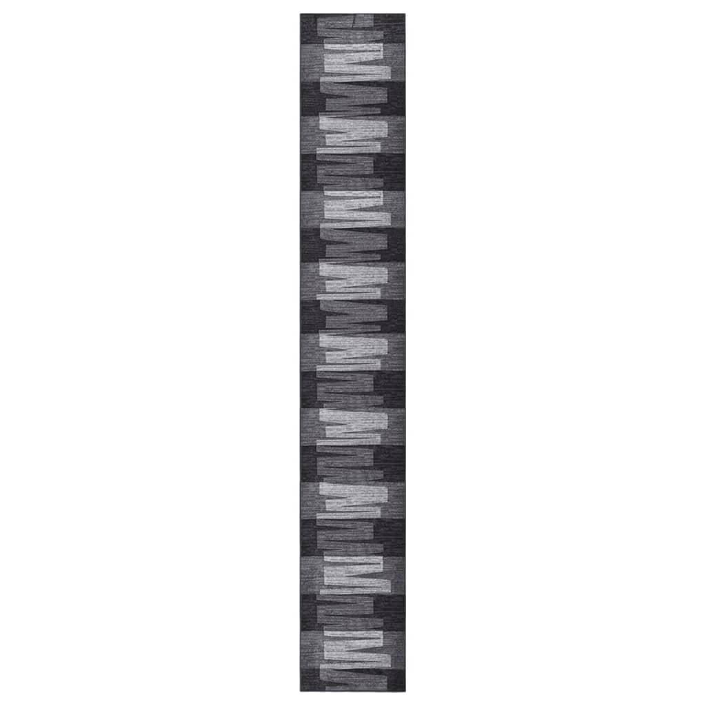Berkfield Carpet Runner Anthracite 67x450 cm Anti Slip