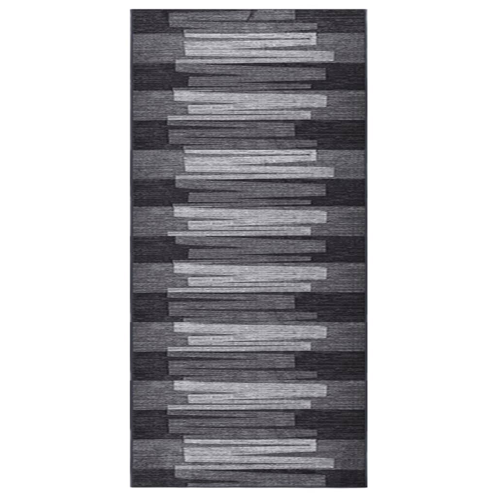 Berkfield Carpet Runner Anthracite 100x400 cm Anti Slip