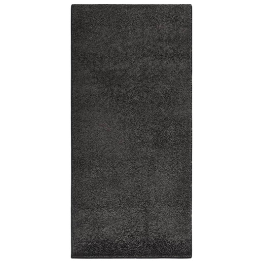 Berkfield Soft Pile Rug Anti-slip 115x170 cm Anthracite