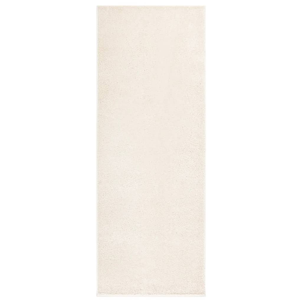 Berkfield Soft Pile Rug Anti-slip 67x180 cm Beige