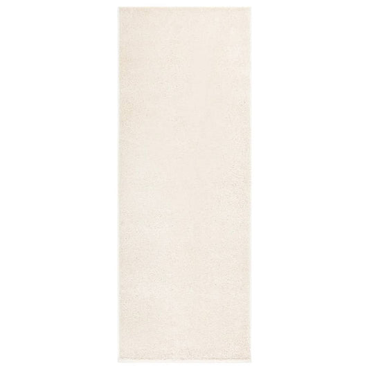 Berkfield Soft Pile Rug Anti-slip 67x180 cm Beige
