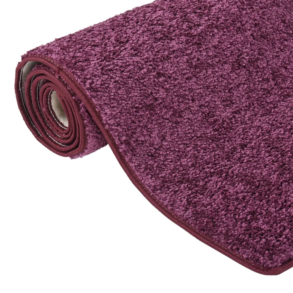 Berkfield Soft Pile Rug Anti-slip 67x180 cm Purple
